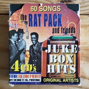 Rat Pack & Friends Juke Box Hits 4 CD Set 60 Songs Sinatra Davis Martin + MORE!